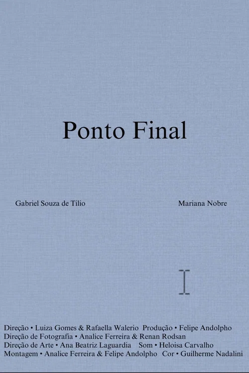 Ponto Final постер