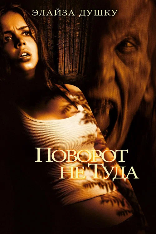 Поворот не туда постер