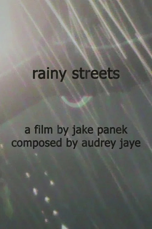 rainy streets постер