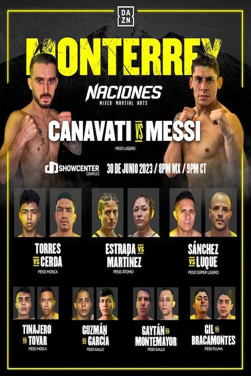 Naciones MMA 15: Monterrey постер