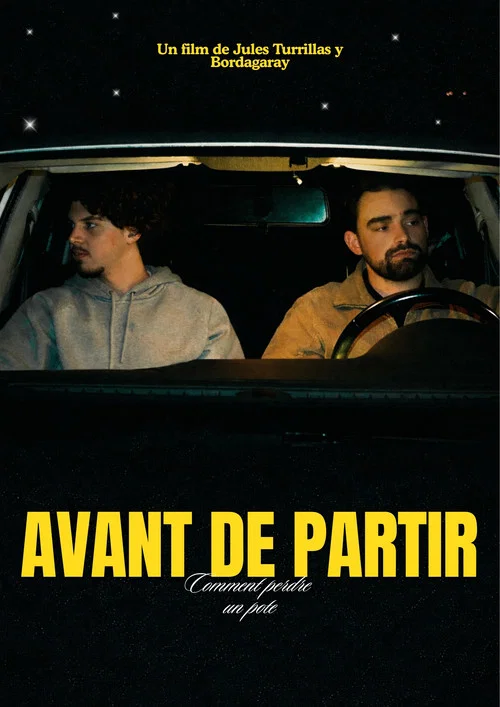 Avant de partir постер