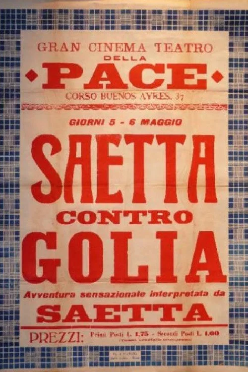 Saetta contro Golia постер
