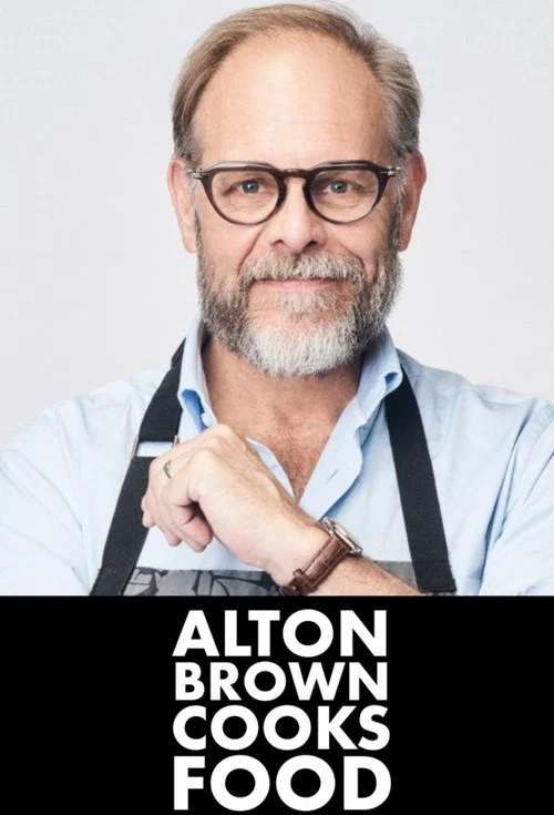 Alton Brown Cooks Food постер