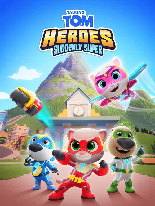 Talking Tom Heroes: Suddenly Super постер