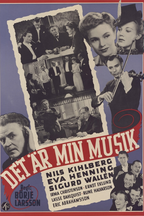 Det är min musik постер