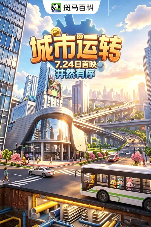 科技之光—城市运转 постер
