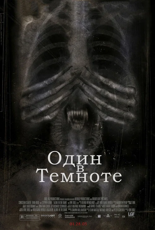 Один в темноте постер