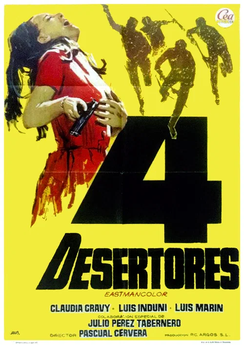 Cuatro desertores постер
