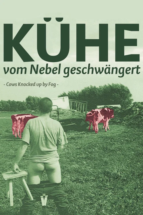 Kühe, vom Nebel geschwängert постер