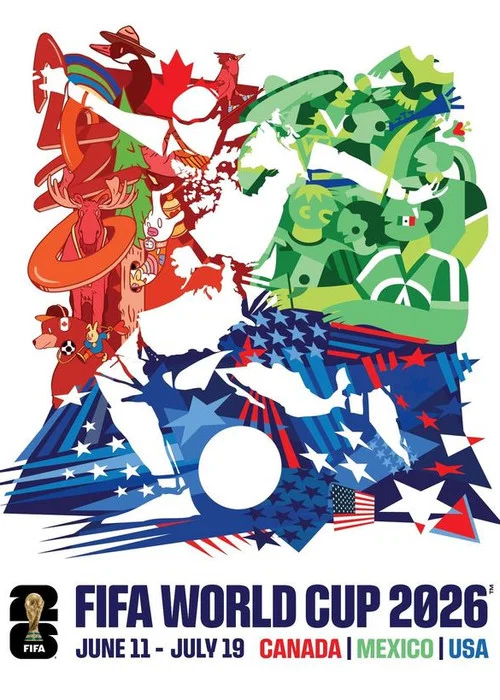 2026年国际足联美国加拿大墨西哥世界杯 постер