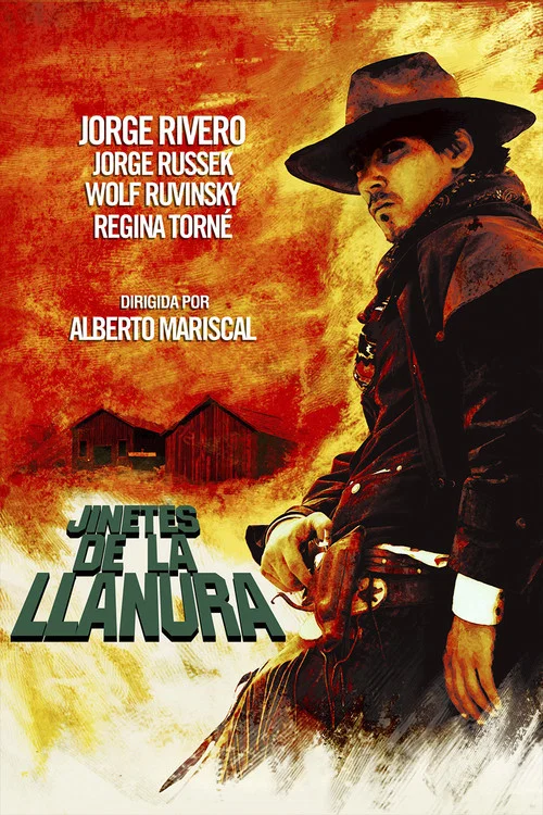Jinetes de la llanura постер