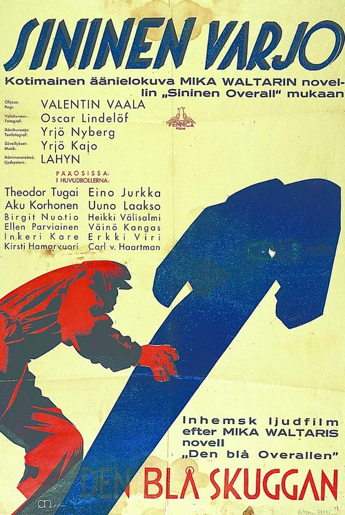 Sininen varjo постер