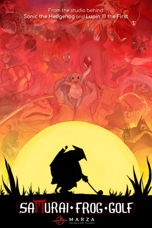 Samurai Frog Golf постер