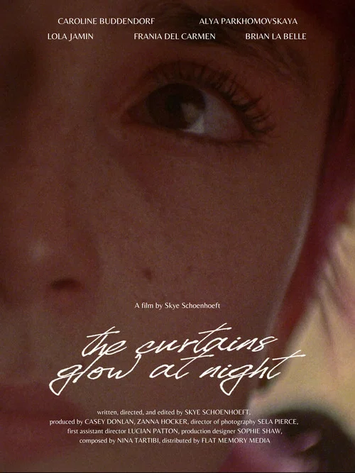 The Curtains Glow At Night постер