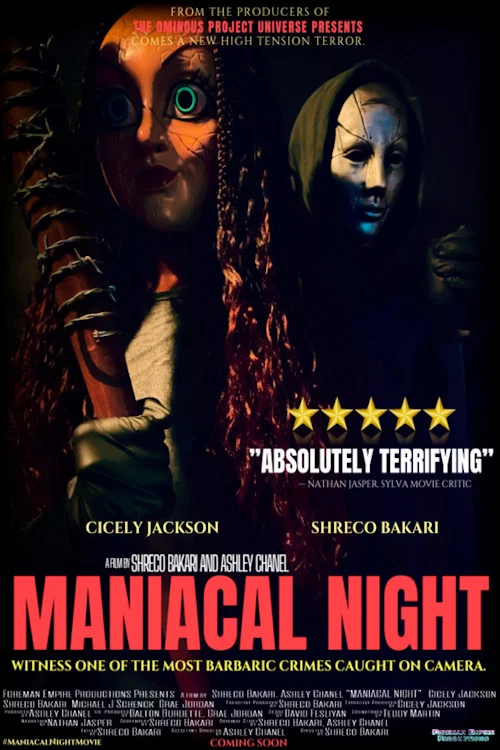 Maniacal Night постер