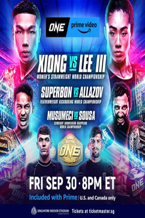 ONE on Prime Video 2: Xiong vs. Lee III постер