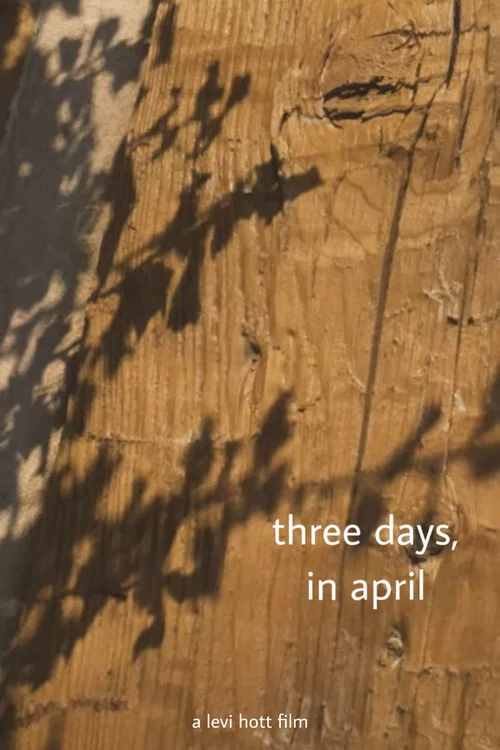 three days, in april постер