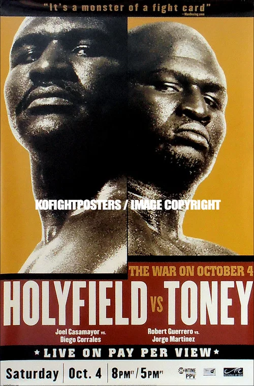 Evander Holyfield vs. James Toney постер