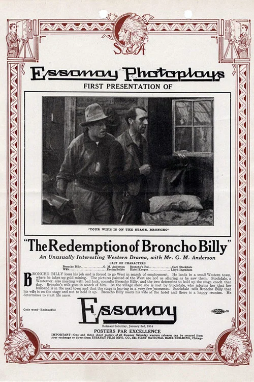 The Redemption of Broncho Billy постер