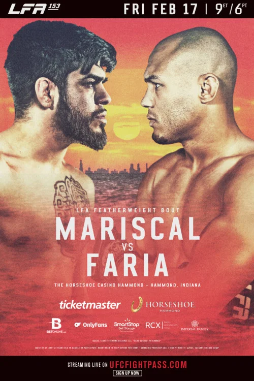 LFA 153: Mariscal vs. Faria постер