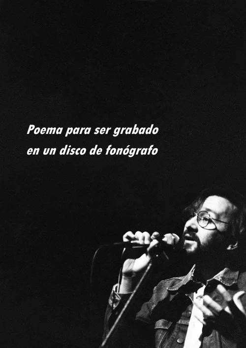 Poema para ser grabado en un disco de fonógrafo постер