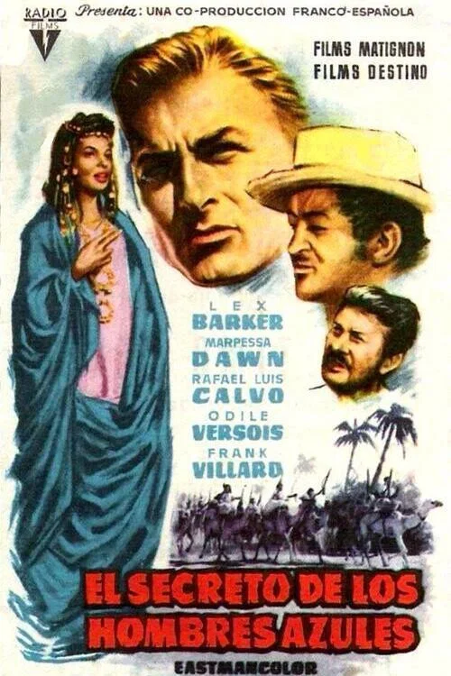 El secreto de los hombres azules постер