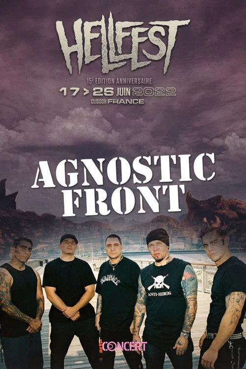 Agnostic Front - Au Hellfest 2022 постер