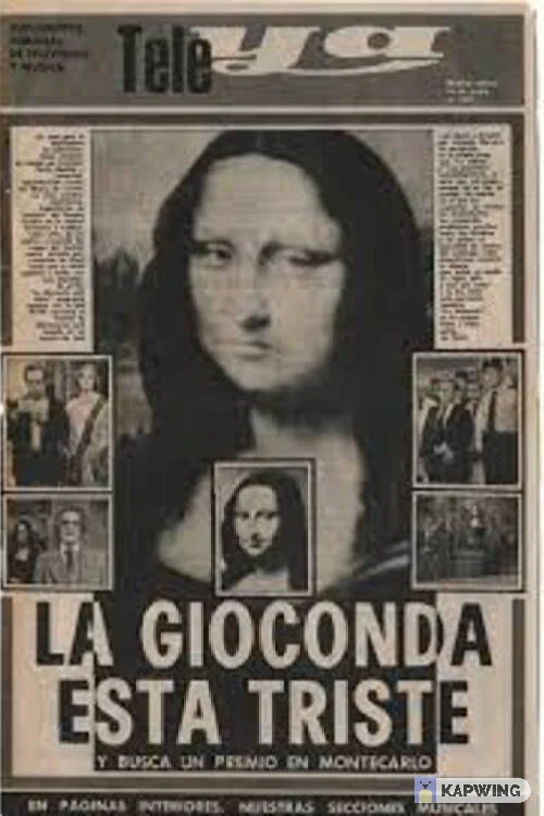 La Gioconda está triste постер