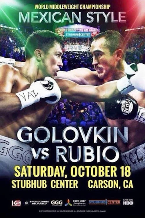 Gennady Golovkin vs. Marco Antonio Rubio постер