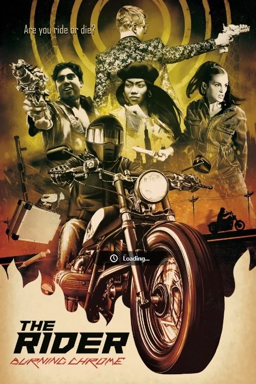 The Rider: Burning Chrome постер