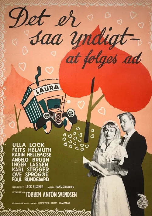 Det er så yndigt at følges ad постер