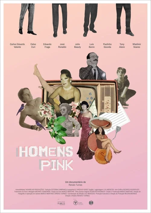Homens Pink постер
