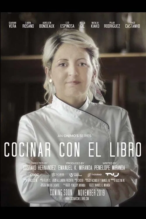 Cocinar con el libro постер