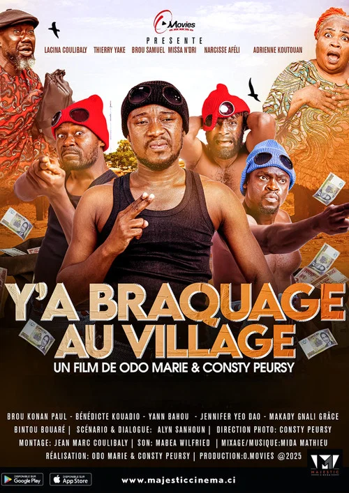 Y'a Braquage Au Village постер