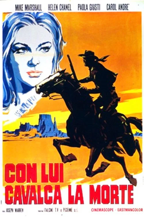 Con lui cavalca la morte постер