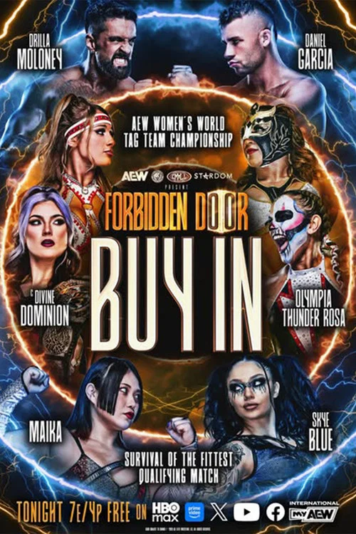 AEW x NJPW x CMLL x Stardom Present Forbidden Door 2026: Buy-In постер