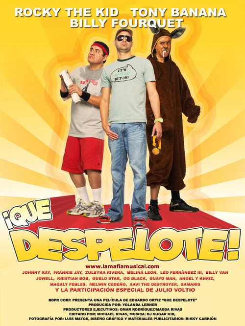 ¡Qué Despelote! La Película постер