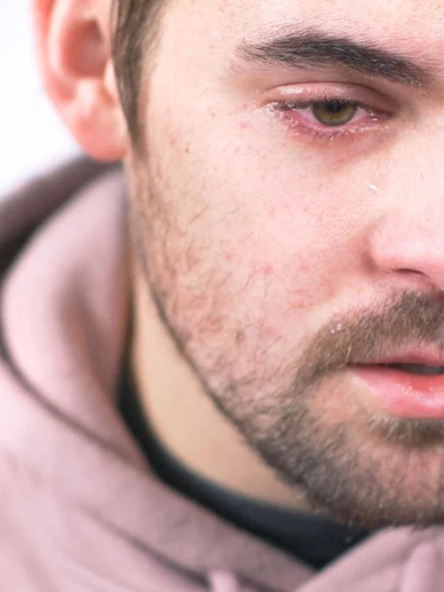 He Cried постер