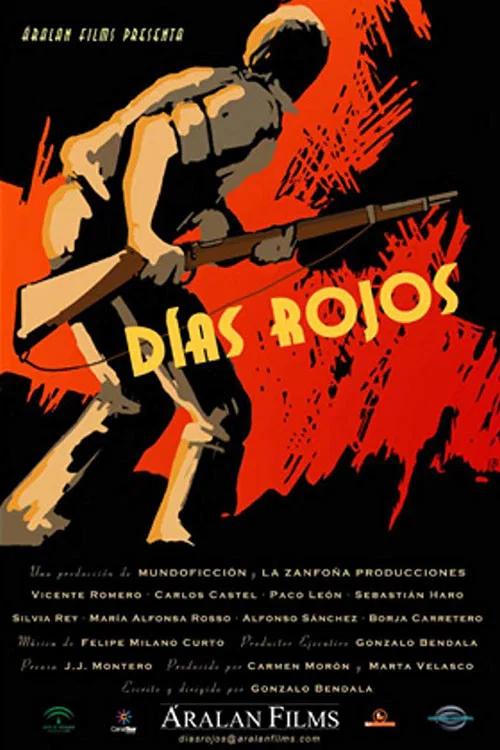 Días rojos постер