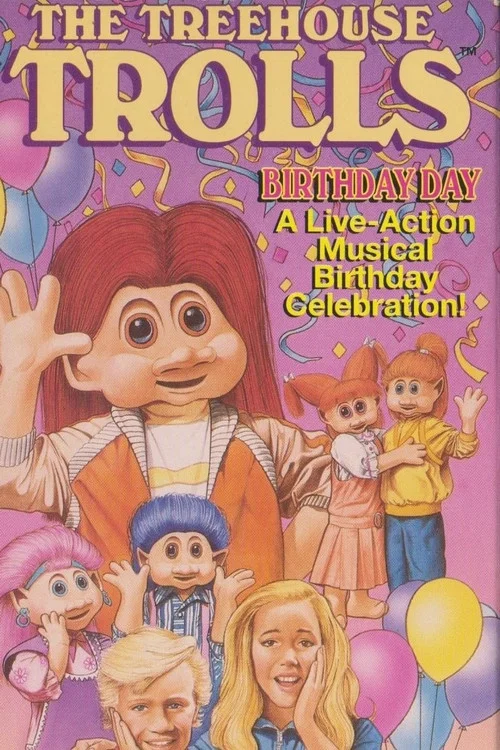 Treehouse Trolls Birthday Day постер