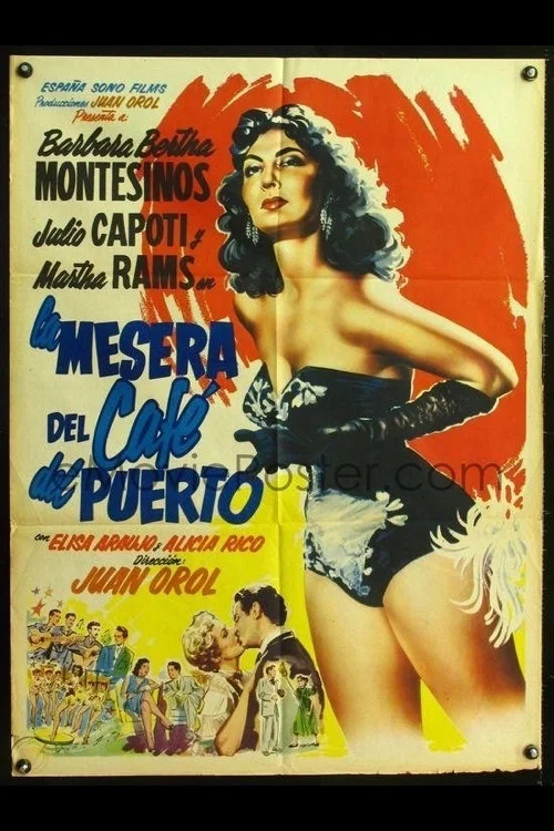 La mesera del café del puerto постер