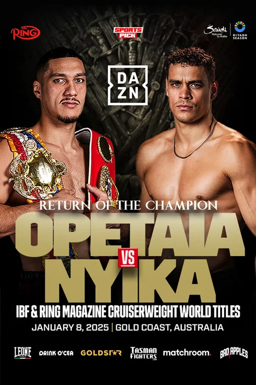 Jai Opetaia vs. David Nyika постер