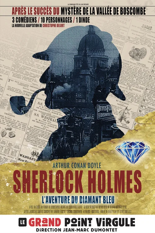 Sherlock Holmes et l'Aventure du Diamant Bleu постер