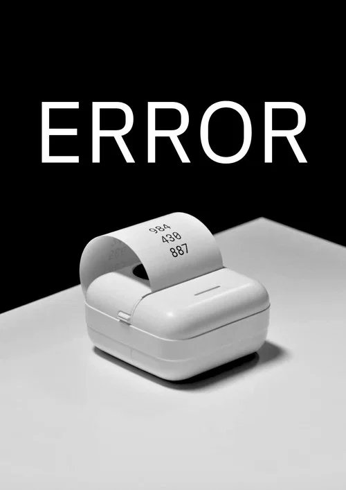 Error постер
