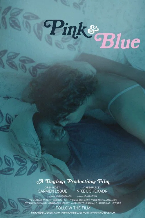 Pink & Blue постер