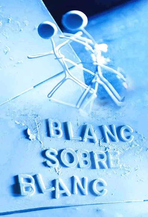 Blanc sobre blanc постер