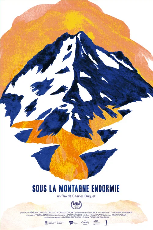 Sous la montagne endormie постер