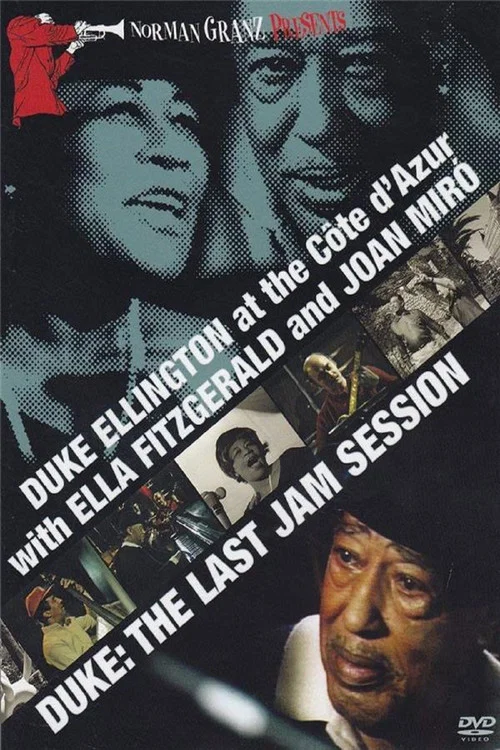 Duke Ellington at the Côte d'Azur with Ella Fitzgerald and Joan Miro постер