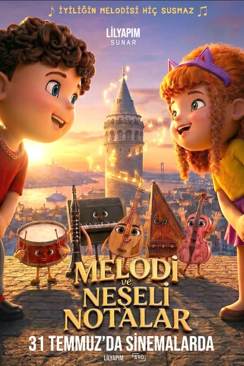 Melodi ve Neşeli Notalar постер