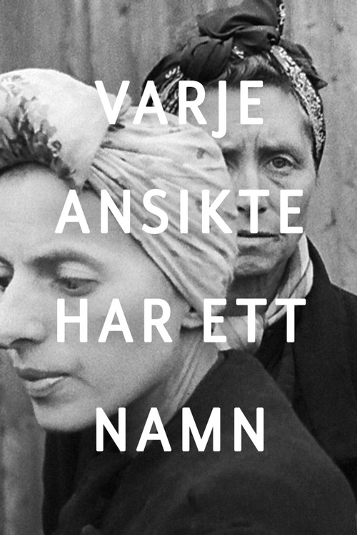 Varje ansikte har ett namn постер